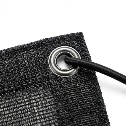 Filet de chargement pour remorque, maille fine, 3 x 4,5 m, noir
