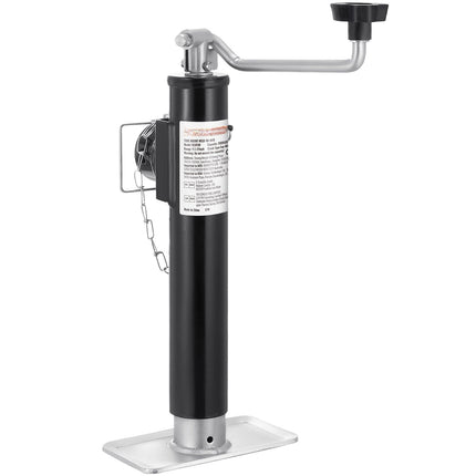 Trailer Jack, 2000 lb Weld-On Swivel, 10 in Lift