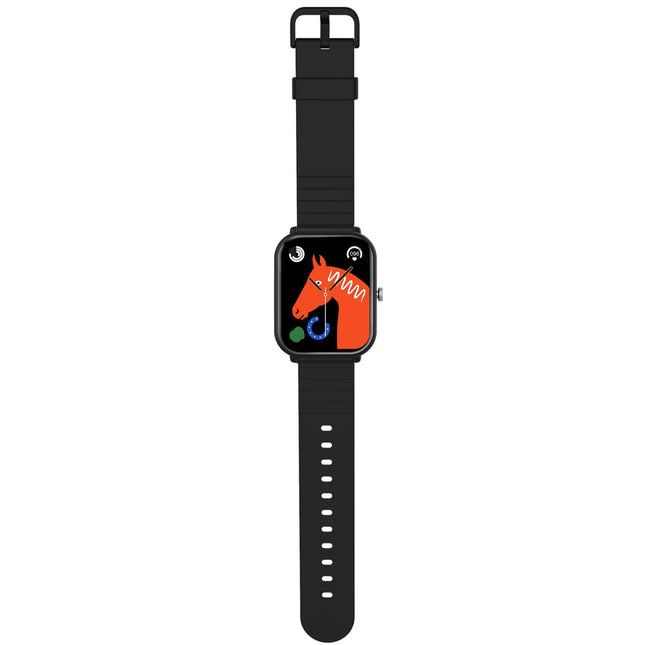Trainermate 2 Smartwatch with rectangular dial Black