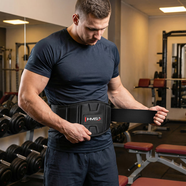 Ceinture d'entraînement, taille M, noire - Équipement de fitness réglable