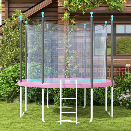 Protection de bord pour trampoline, imperméable et résistante aux déchirures, Ø 305 cm, rose
