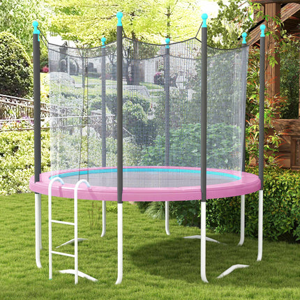 Protection de bord pour trampoline, imperméable et résistante aux déchirures, Ø 305 cm, rose