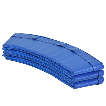 Tapis de trampoline 427 cm x 427 cm x 10 cm, bleu, résistant aux intempéries