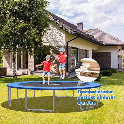 Housse de protection pour trampoline 427 cm, résistante aux intempéries et pliable