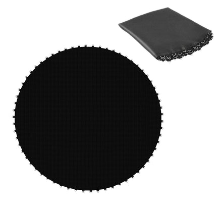 Tapis de rechange pour trampoline, cadre de 366 cm, noir, polypropylène durable