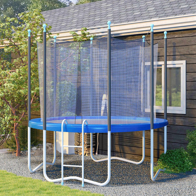 Tapis de sécurité pour trampoline, imperméable et indéchirable, Ø 366 cm, bleu