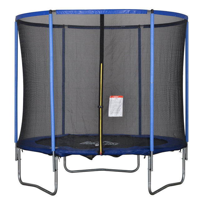 Indoor-/Outdoor-Trampolin mit Sicherheitsnetz, 113,6 kg Belastungsgrenze