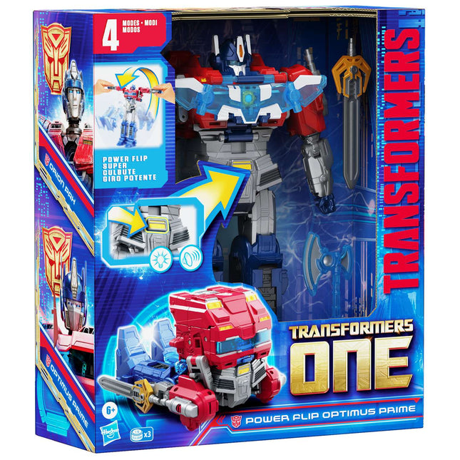 Transformers Mv8 figurine Power Flip Optimus Prime 25 Cm