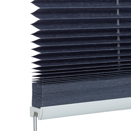 Stores plissés gris translucides - Sans perçage, polyester