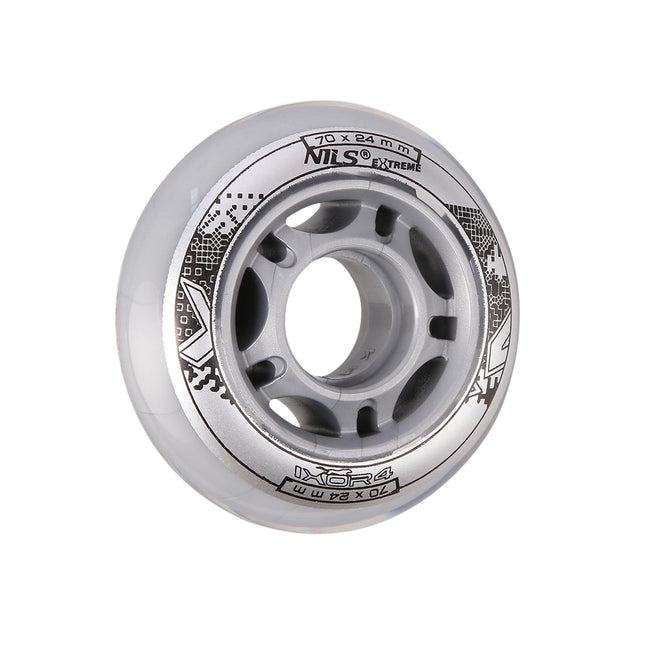 Transparente PU Skateboard Rollen, 70x24mm, 82A, 4er-Set