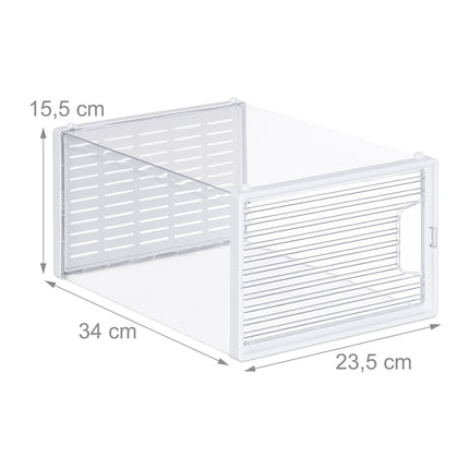 Boîtes de rangement transparentes pour chaussures, lot de 6