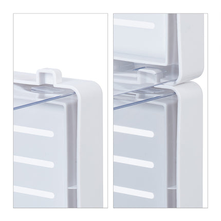 Boîtes de rangement transparentes pour chaussures, lot de 6
