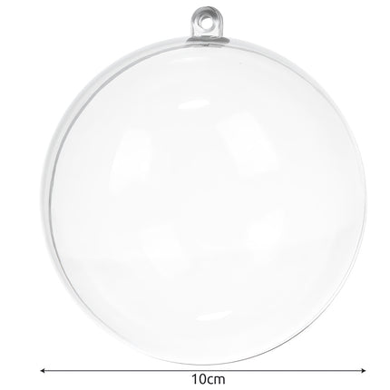 Transparente Kugeln 10 cm - 5er-Set Ruhhy 22276 