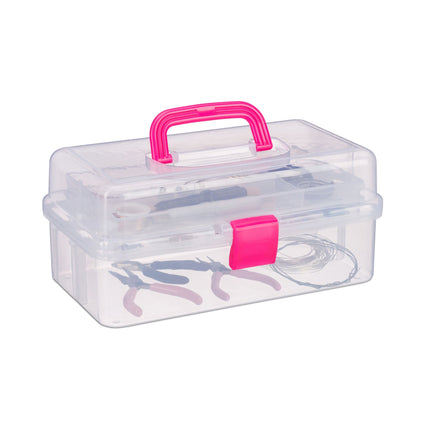 Boîte en plastique transparente