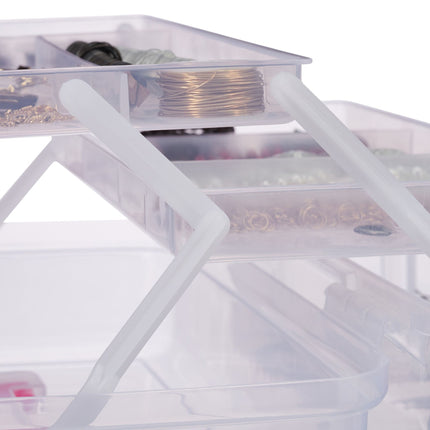 Boîte en plastique transparente