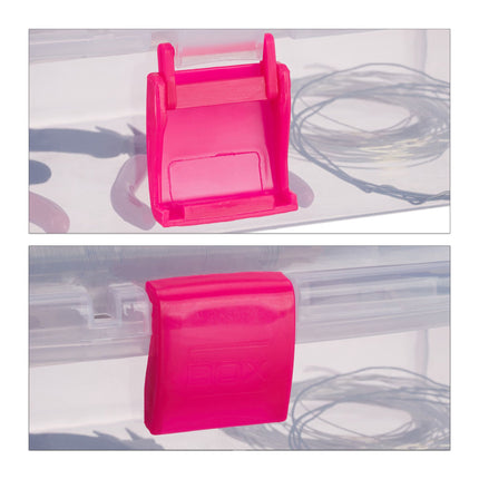 Boîte en plastique transparente