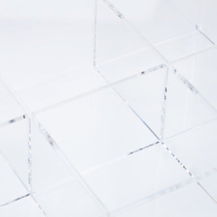 Boîte à thé transparente à 6 compartiments