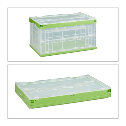 Boîte de transport transparente avec couvercle
