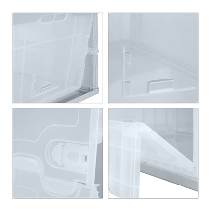 Boîte de transport transparente avec couvercle
