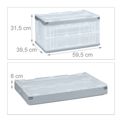 Boîte de transport transparente avec couvercle