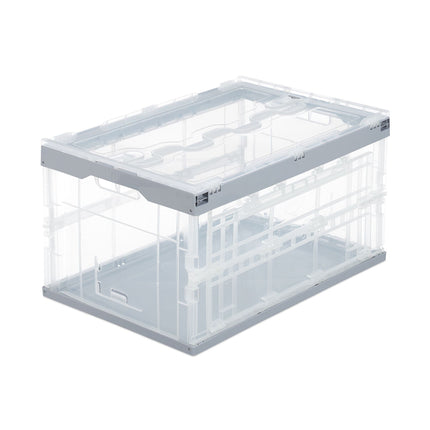 Boîte de transport transparente avec couvercle