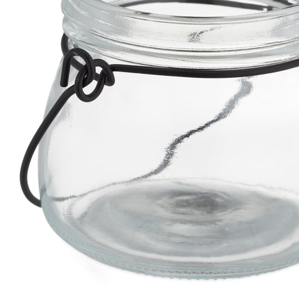 Lot de 12 lampes à vent transparentes