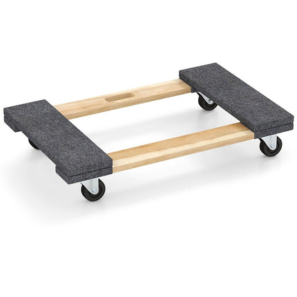 Transportwagen mit 4 Universalrädern &amp; 450 kg Tragkraft robuster Plattformwagen
