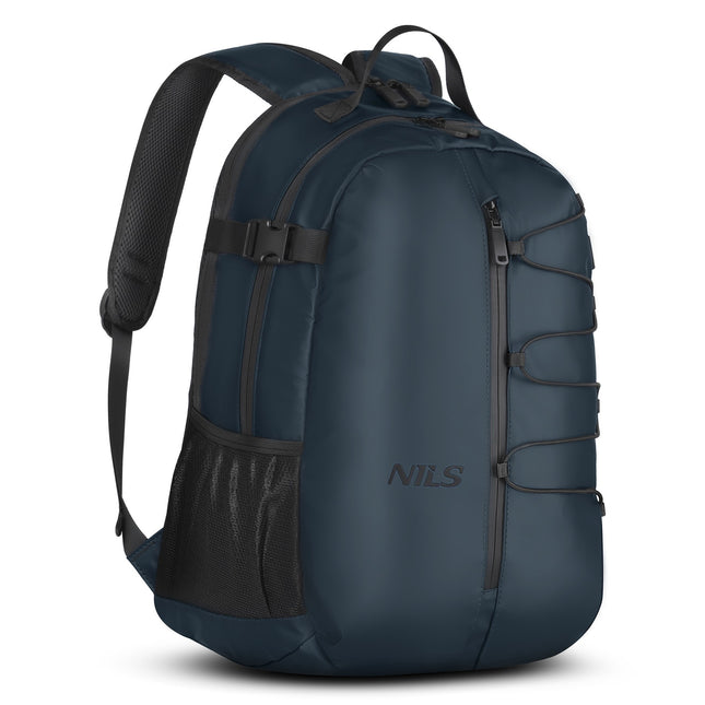 Sac à dos de voyage, compartiment pour ordinateur portable 20 L en PU, bleu