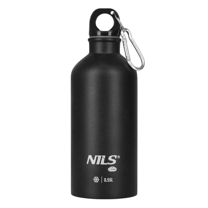Reiseflasche 550ml Schwarz – Auslaufsicher, Handlich