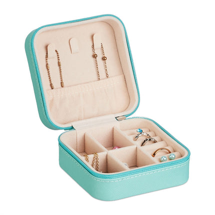 Coffret à bijoux de voyage - Compact, aspect cuir, anti-rayures