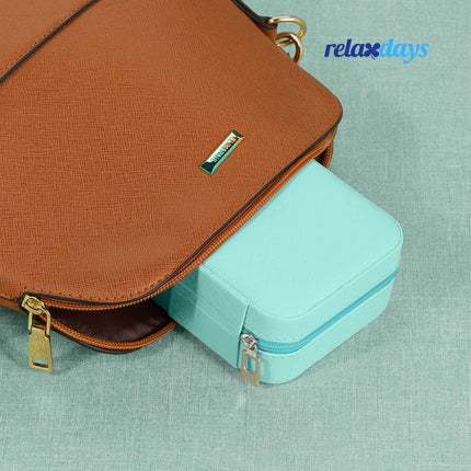 Coffret à bijoux de voyage - Compact, aspect cuir, anti-rayures