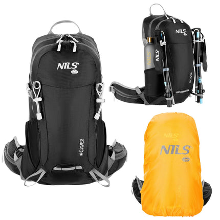 Sac de voyage, noir, capacité 18 L
