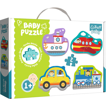 Trefl Baby Puzzle Set, Transportfahrzeuge