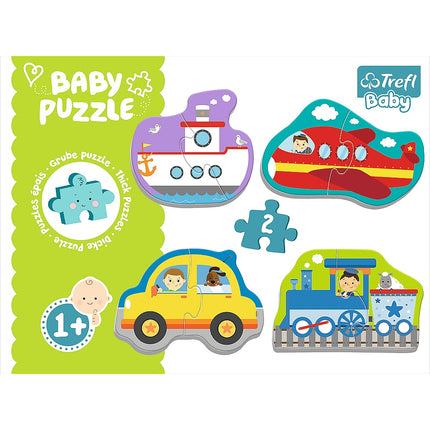 Trefl Baby Puzzle Set, Transportfahrzeuge
