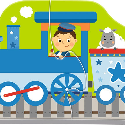 Trefl Baby Puzzle Set, Transportfahrzeuge