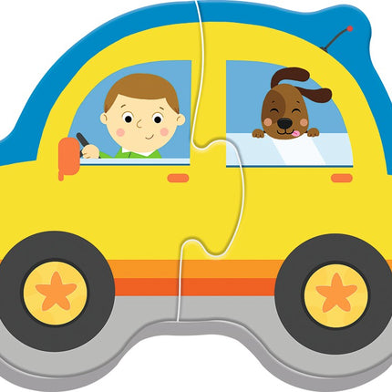 Trefl Baby Puzzle Set, Transportfahrzeuge