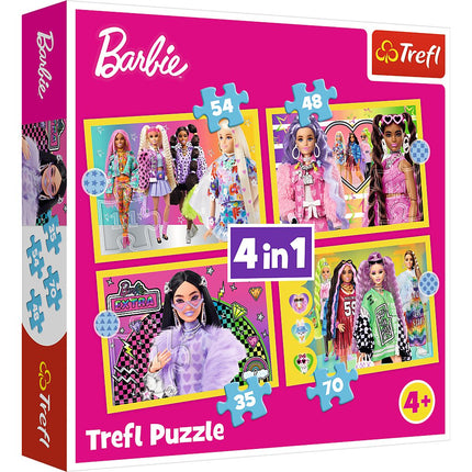 Trefl Barbie Puzzle 4 en 1