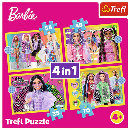 Trefl Barbie Puzzle 4 en 1