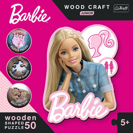 Trefl Barbie Holzpuzzle Barbie 50 Teile