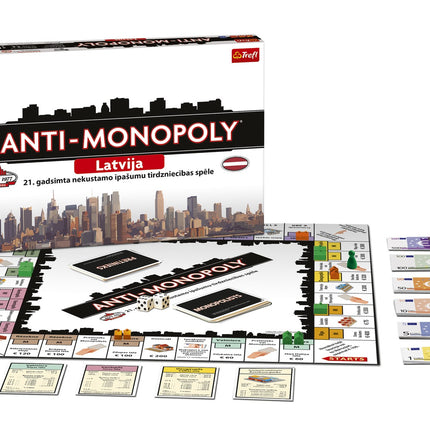 Trefl Brettspiel Anti-Monopoly (auf Lettisch)