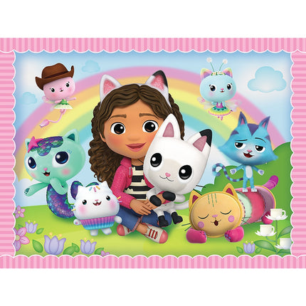 Trefl Gabby'S Dollhouse Puzzle Set avec cartes mémo