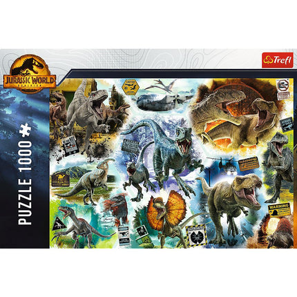 Trefl Puzzle de mots jurassique 1000 pièces