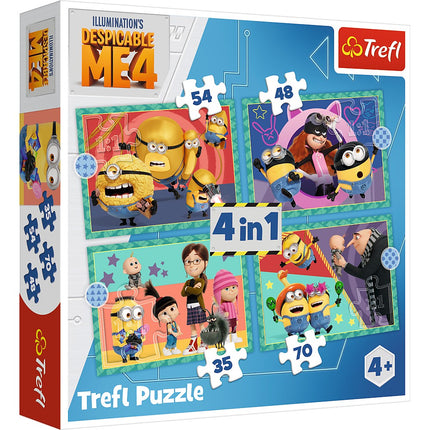 Trefl Minions Puzzle Ensemble 4 En 1