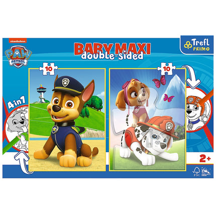 Trefl Paw Patrol Baby Maxi Puzzle, 10X2 Teile