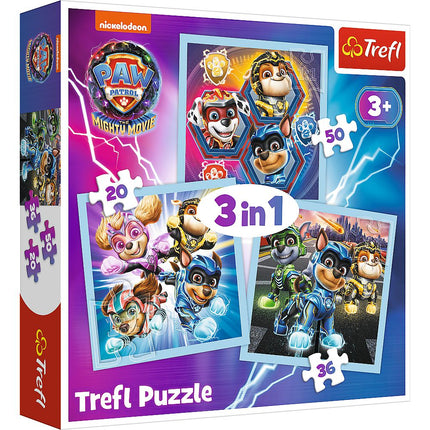 Trefl Paw Patrol Puzzle 3 en 1