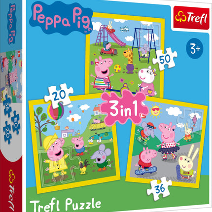 Trefl Peppa Pig Puzzle 3 en 1