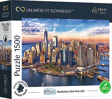 Trefl Prime Puzzle Paysage urbain Manhattan, 1500 mcx