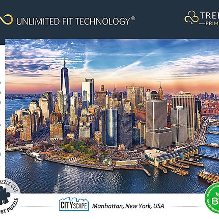 Trefl Prime Puzzle Paysage urbain Manhattan, 1500 mcx