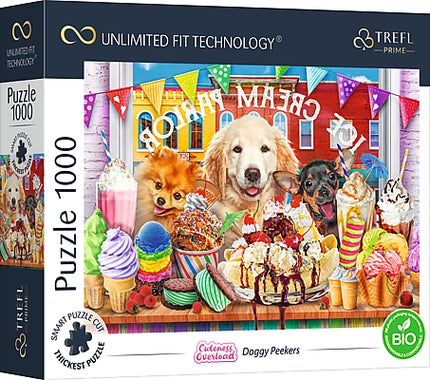 Trefl Prime Puzzle Mignon Surcharge Chiens, 1000 Pièces