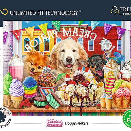 Trefl Prime Puzzle Mignon Surcharge Chiens, 1000 Pièces